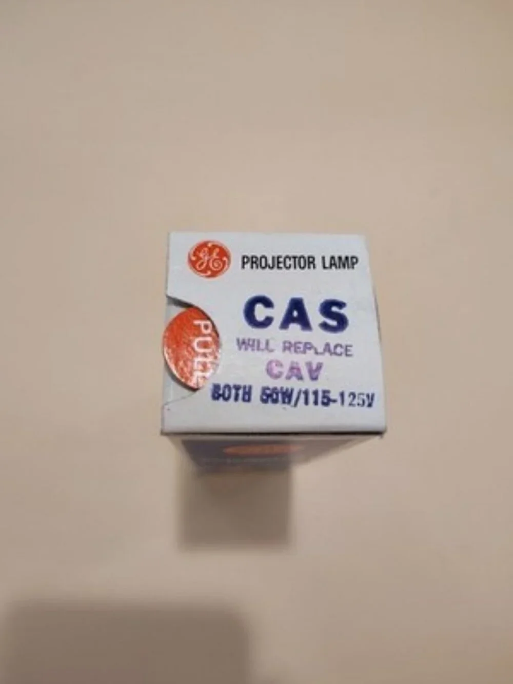 CAV CAS BZW 50W 120V Photo Projection LIGHT BULB LAMP Projector USA NEW GE 29163
